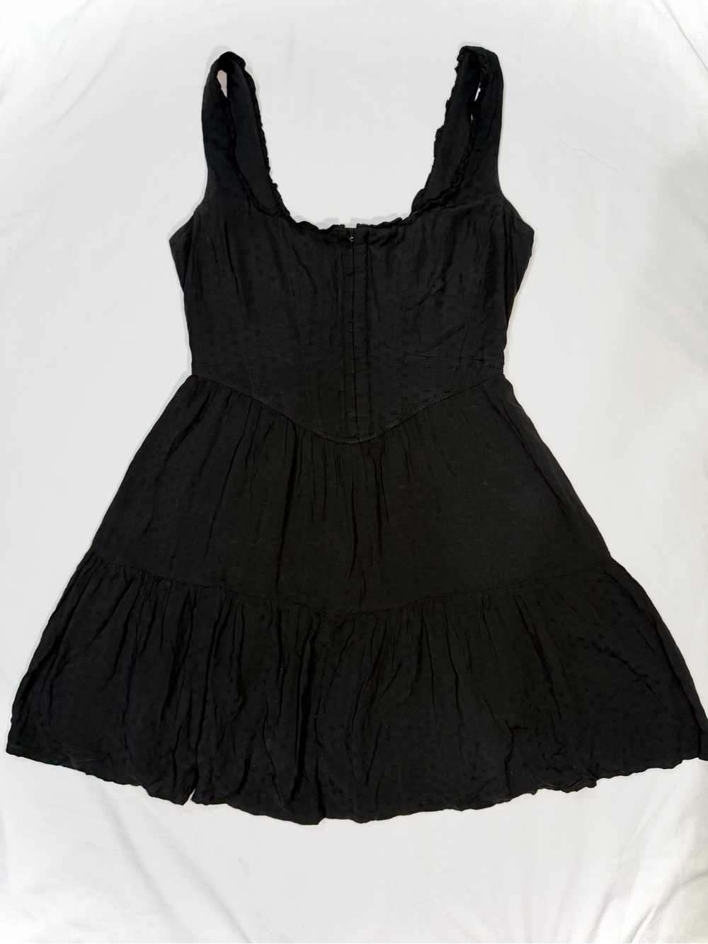 SO Black Sleeveless Corset Fit and Flare Fairy Whimsigoth Dress Junior Small